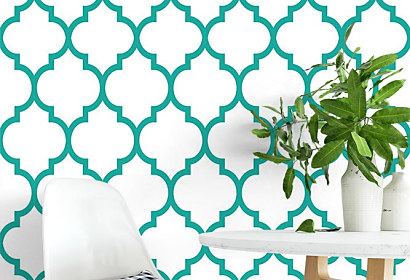 tapeta alhambra Moroccan tiles design